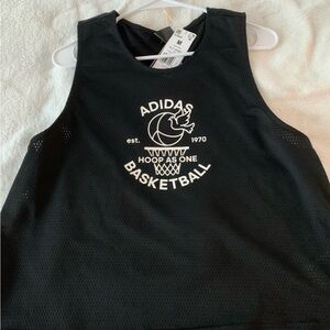 Adidas Womens Black Basketball Jersey NWT
